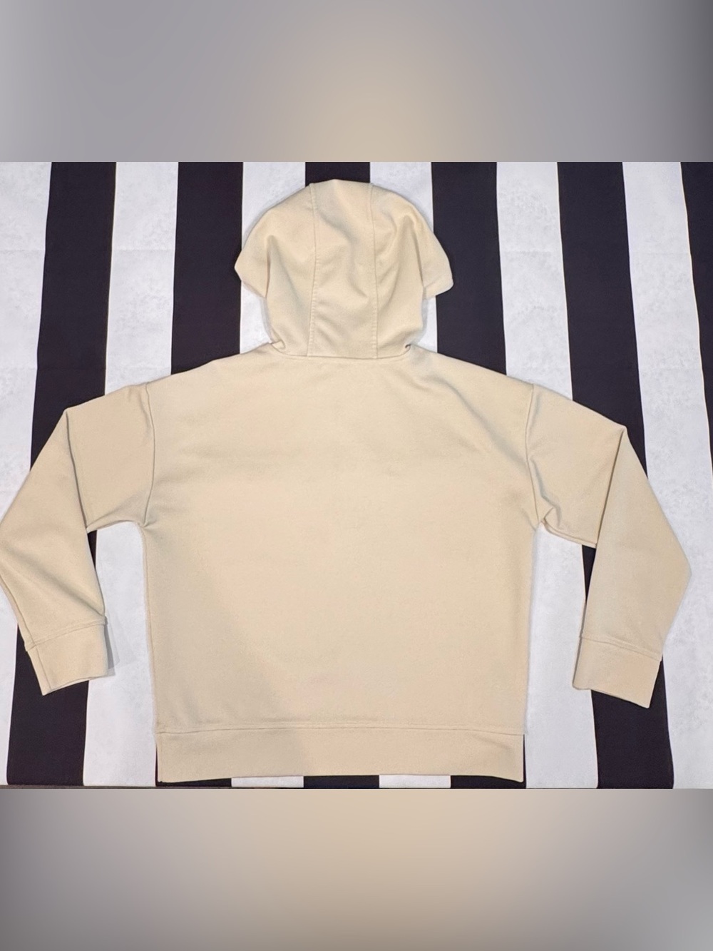 Mango Beige Hooded Sweatshirt with Front Flap Pockets - Picture 4 of 5
